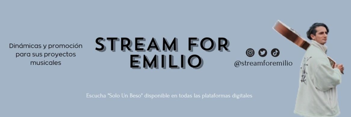 Emilio Stream. banner