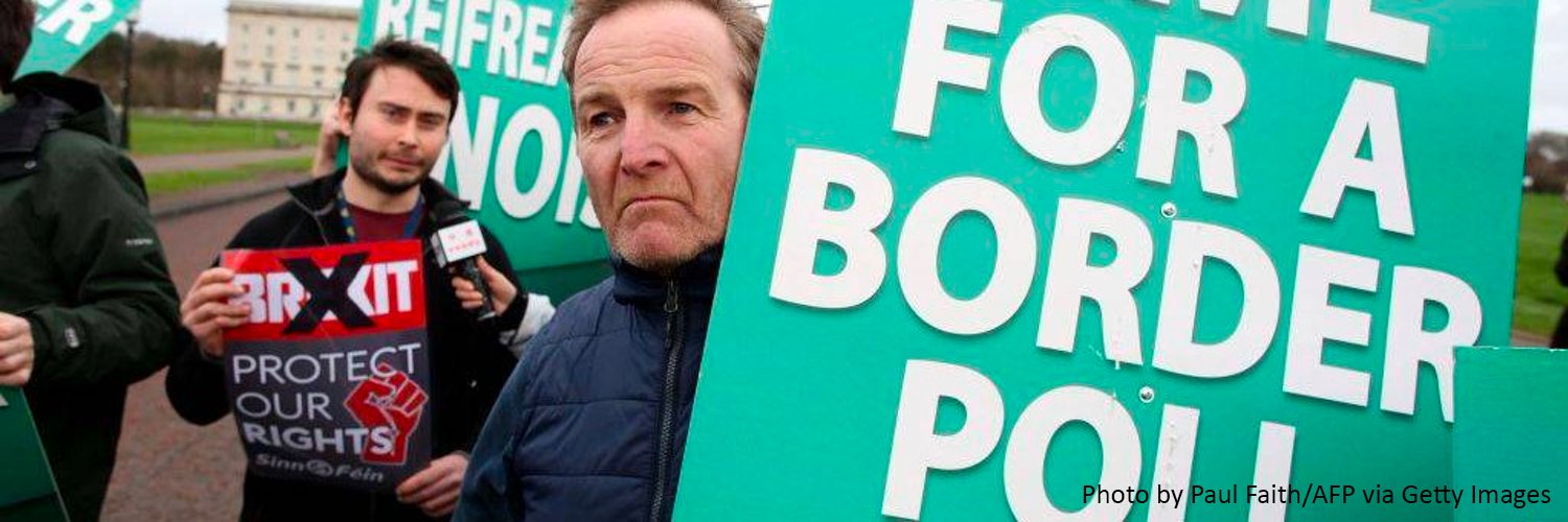 Irish Border Poll's banner