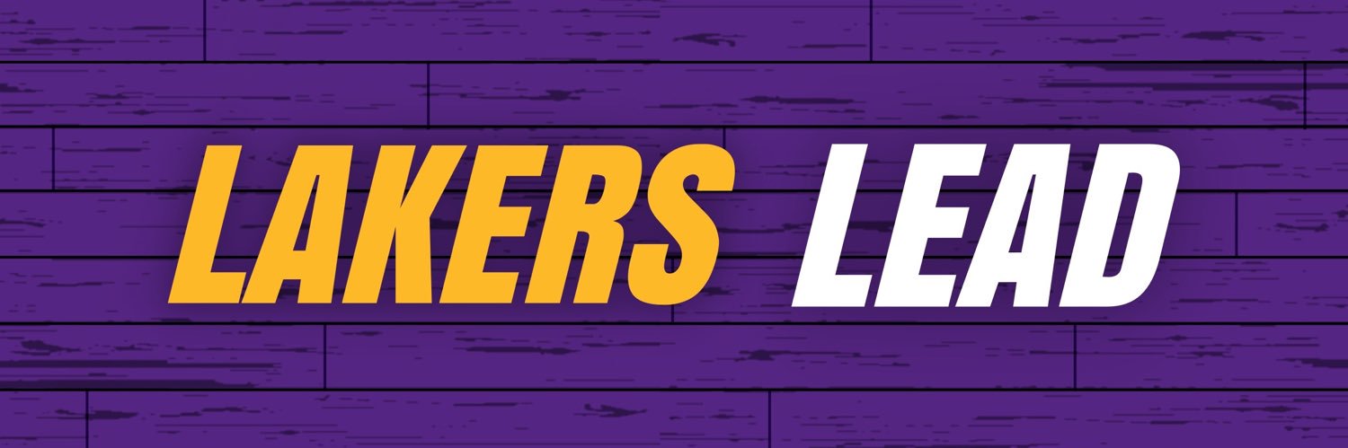 Lakers Lead's banner