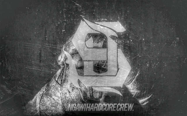 STANDING UP HARDCORE banner