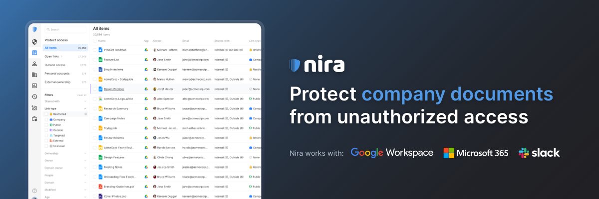 nira.com banner