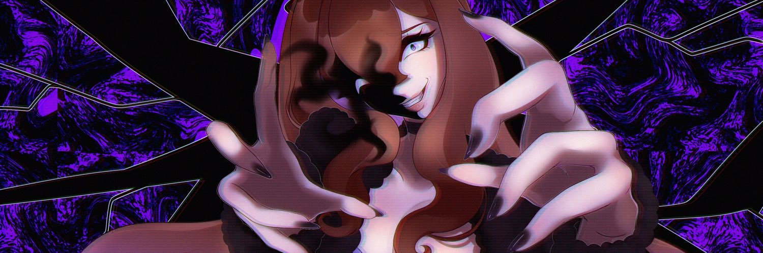 Dena 🖤⛓️‍💥💜 | VArtist ⛓️ VTuber banner
