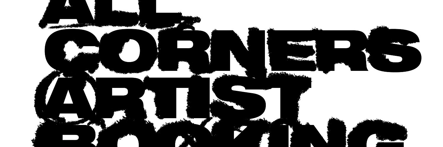 All Corners Artist Booking banner