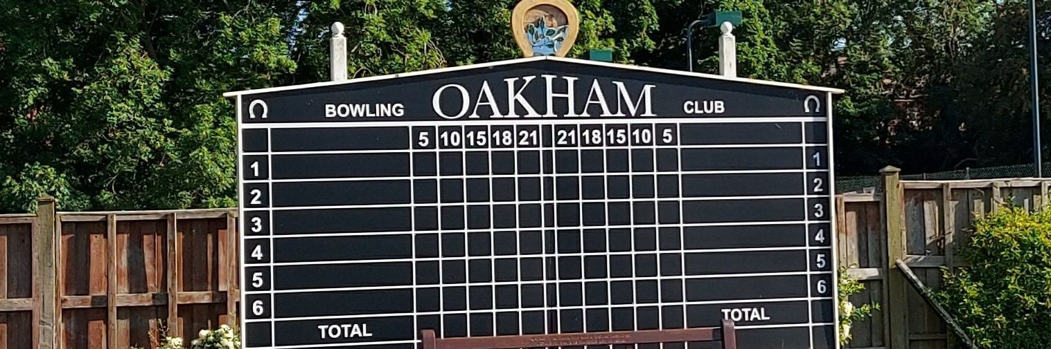 Oakham Bowling Club banner