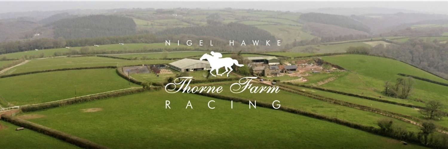 Nigel Hawke: Thorne Farm Racing banner