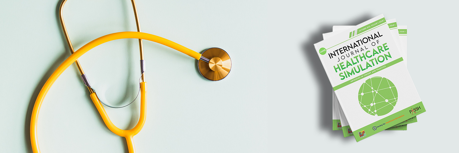 International Journal of Healthcare Simulation banner