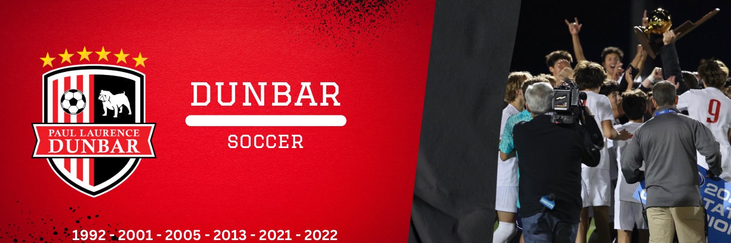 Dunbar Boys Soccer banner