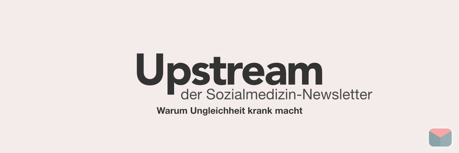 Upstream, der Sozialmedizin-Newsletter banner