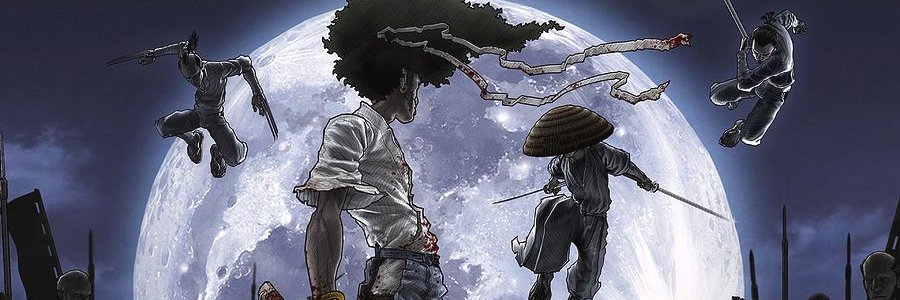 Afro Samuraii(💙,🧡)🌊📘🛸 banner