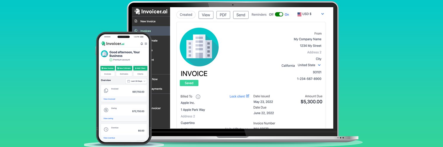 Invoicer.ai banner