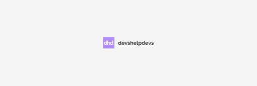 DevsHelpDevs banner