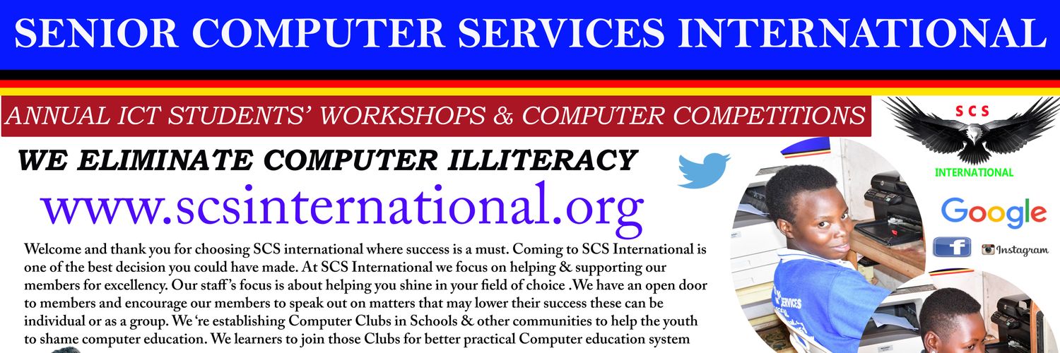SENIOR COMPUTER SERVICES INTERNATIONAL banner