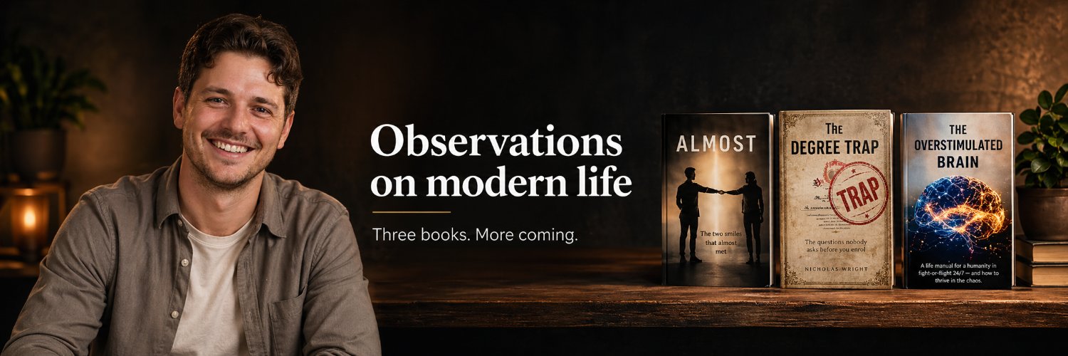 Nicholas Wright | Writing on modern life banner