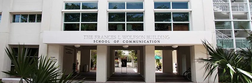 UMiami Department of Strategic Communication banner