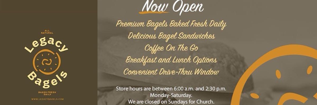 Legacy Bagels banner