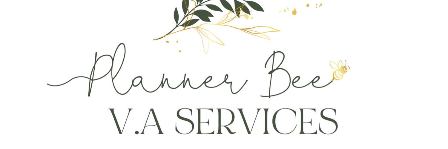 Planner Bee VA Services banner