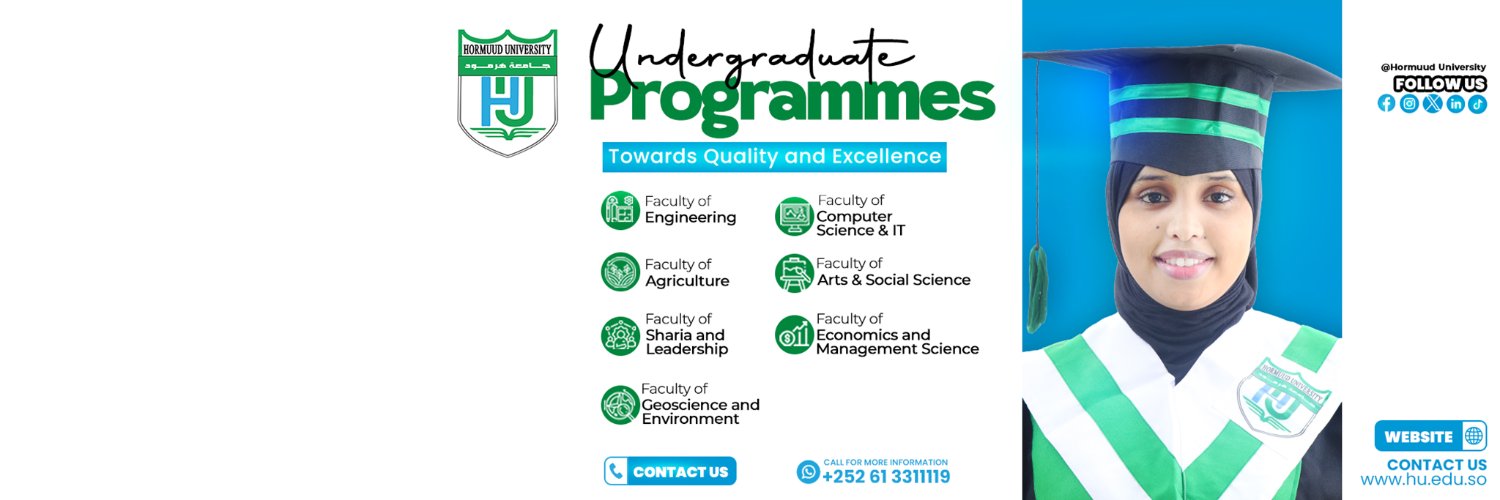 Hormuud University's banner