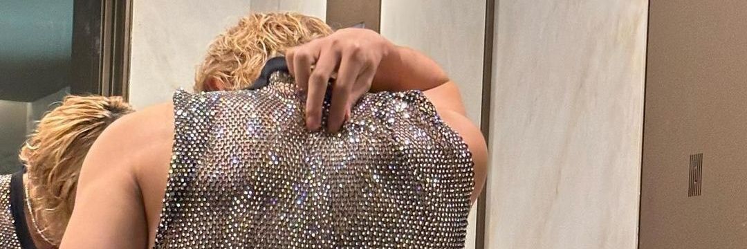 isha ♡ golden × layover banner