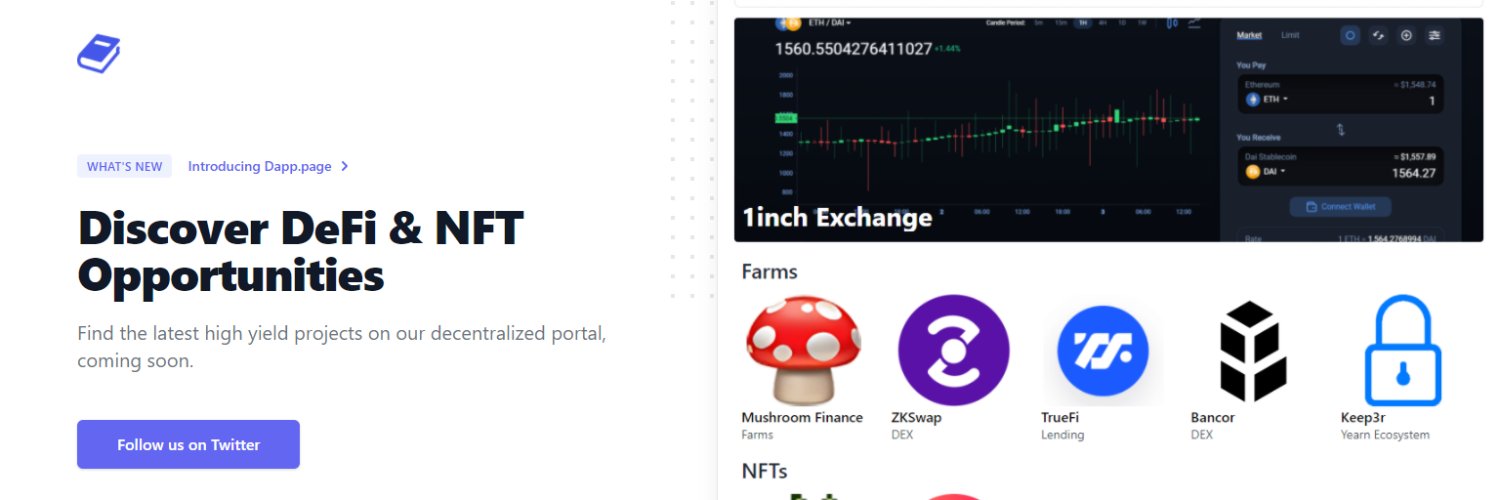 Dapp.page banner