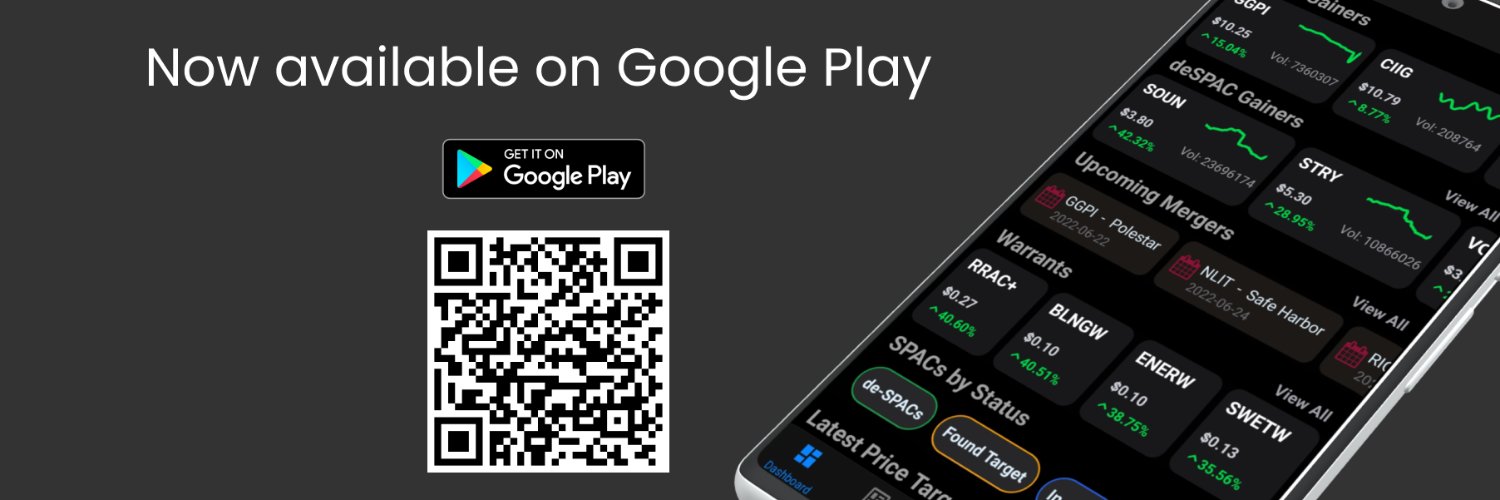 spacHero.com - SPAC Bot banner