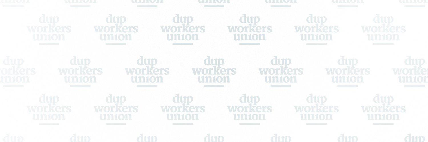 DUP Workers Union banner