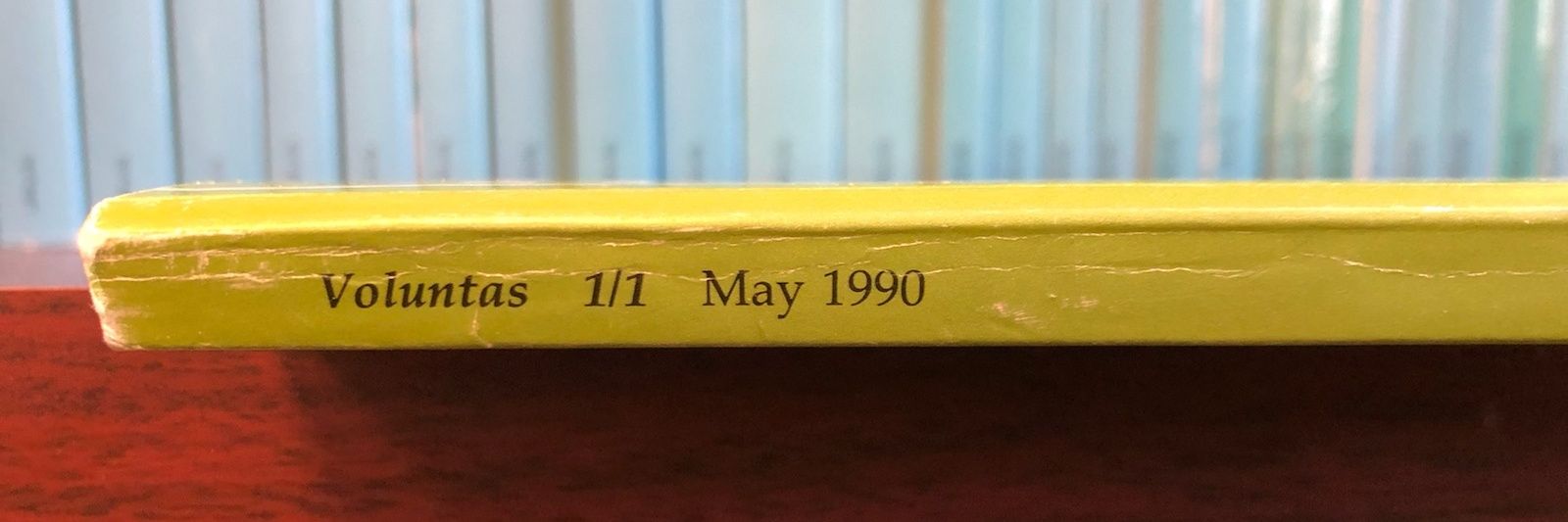 Voluntas Journal banner