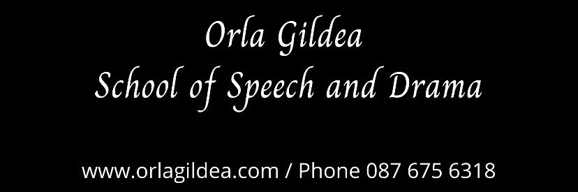 Orla Gildea Drama School banner