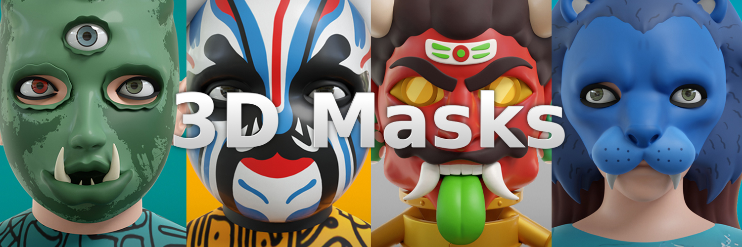3D Masks banner
