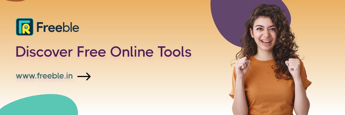 Freeble - Discover Free Online Tools banner