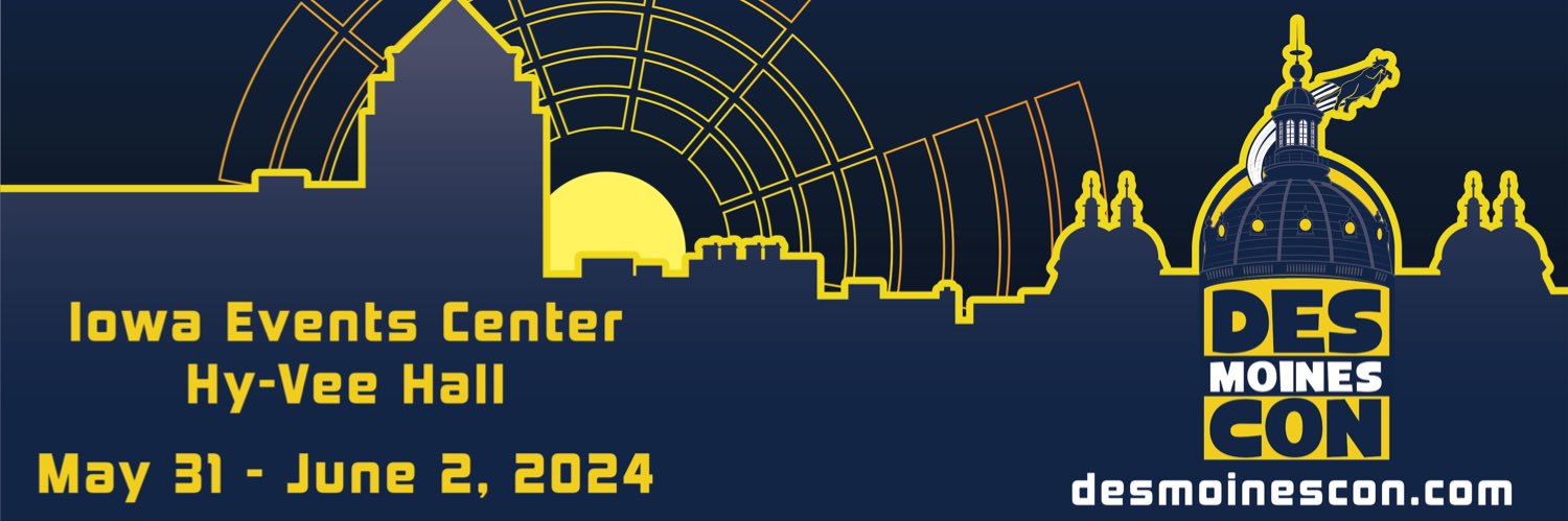 Des Moines Con's banner