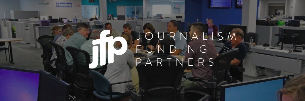 Journalism Funding Partners banner