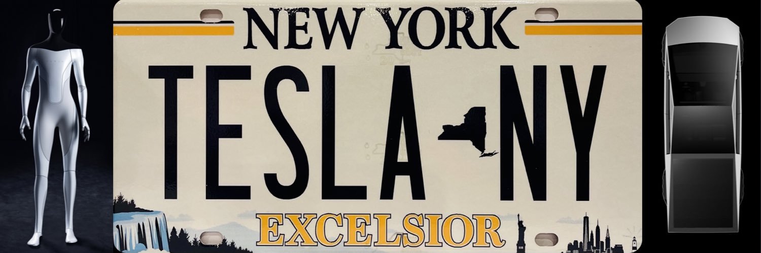 Tesla New York's banner