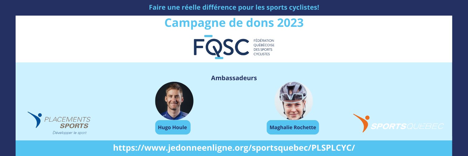 Sports cyclistes banner