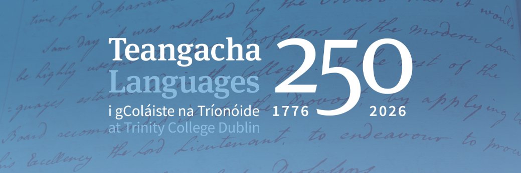 Languages, Literatures & Cultural Studies at TCD banner