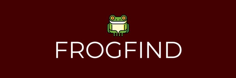Frog Find banner
