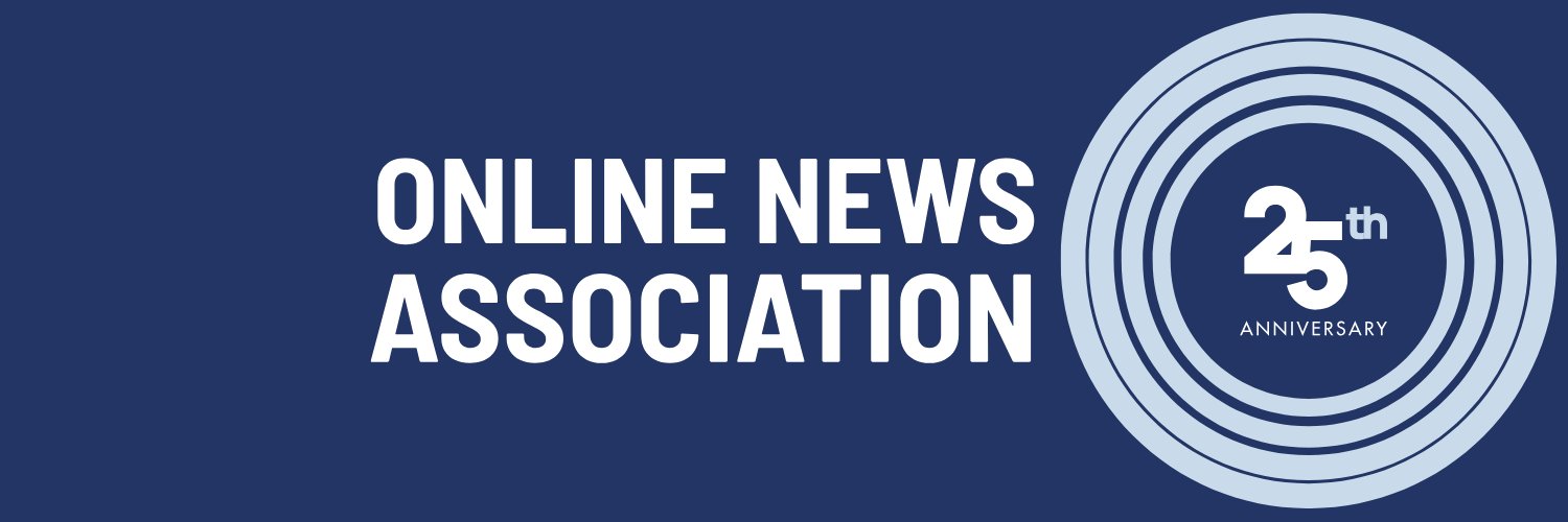 Online News Association banner