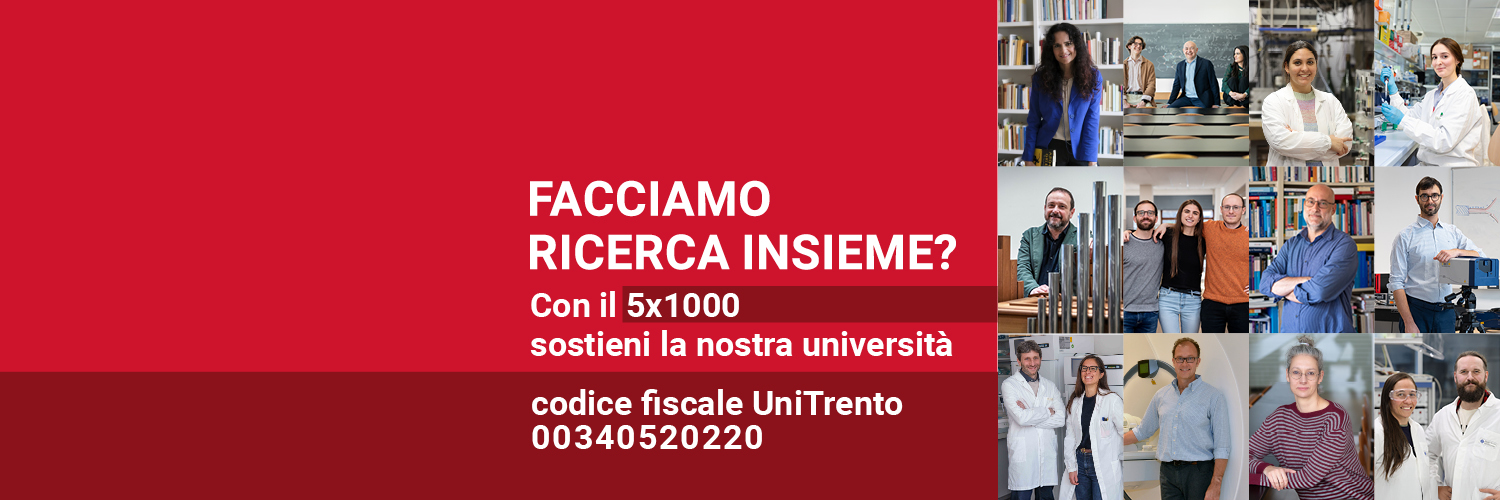 Università di Trento banner