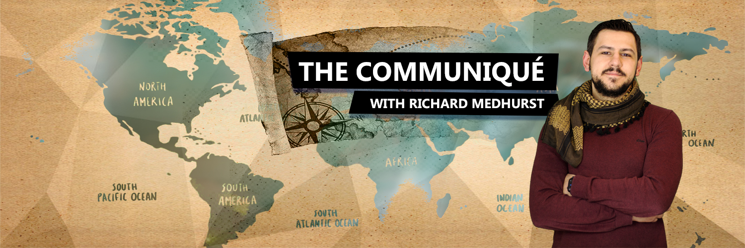 The Communiqué with Richard Medhurst banner