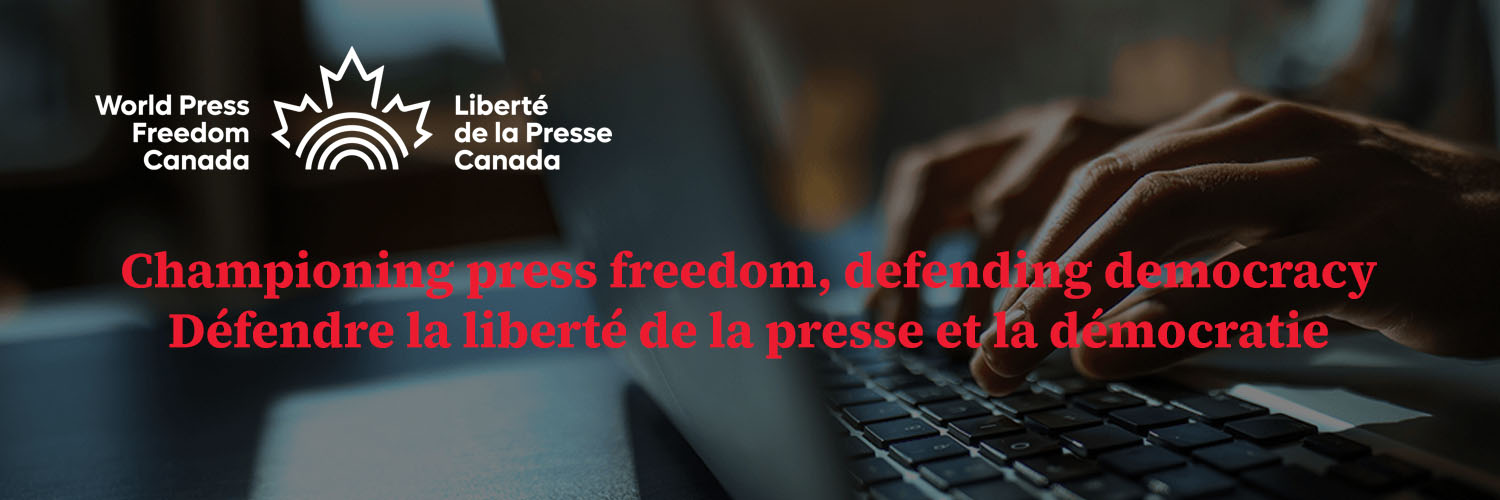 World Press Freedom Canada banner