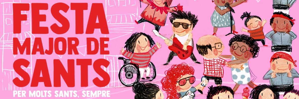 Festa Major de Sants banner