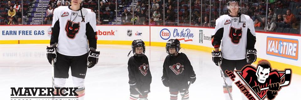 Jr. Hitmen Hockey banner