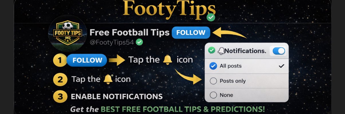 Free Football Tips banner