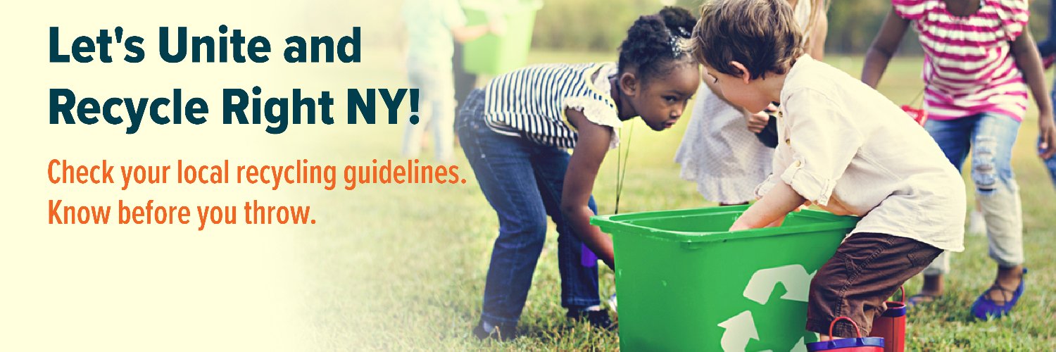 Recycle Right New York banner