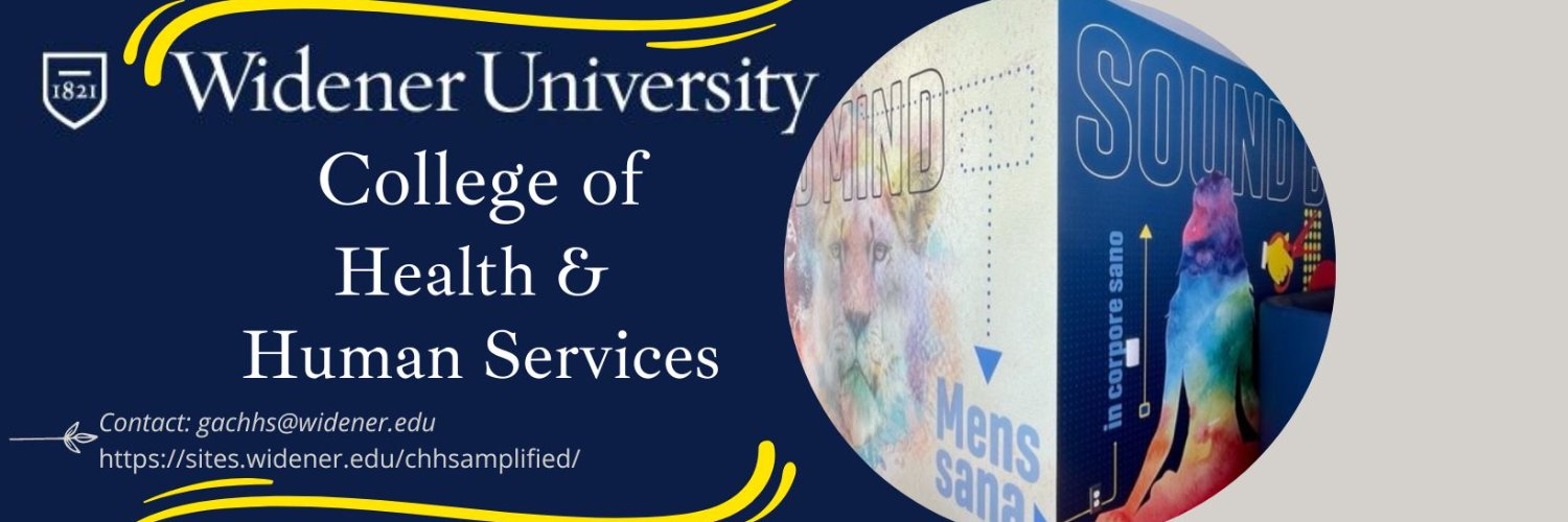 Widener Univ. College of Health & Human Services banner