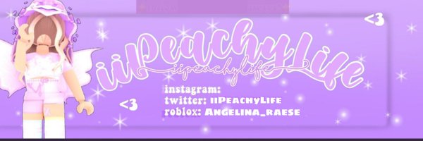 𝗣𝗲𝗮𝗰𝗵𝘆 💜! Profile Banner