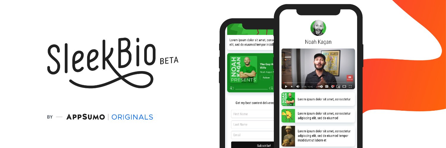 SleekBio banner
