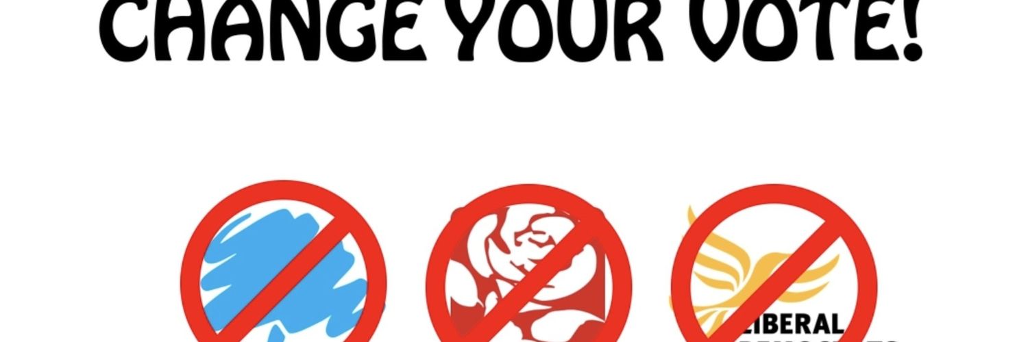 TheMskedPrancer #NotMyPrimeMinister banner