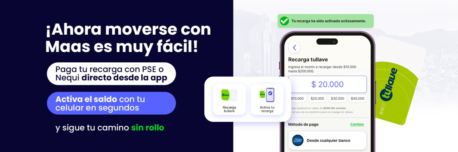Maas App banner