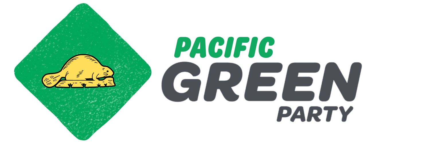 Pacific Green Party's banner