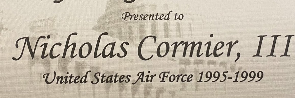 Nicholas Cormier III banner